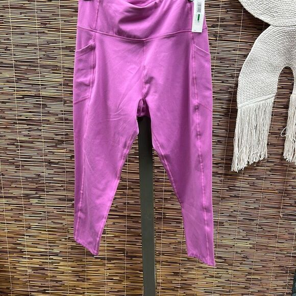 Calvin Klein Performance Embrace Super High Waist 7/8 Leggings Size L - Picture 2 of 3